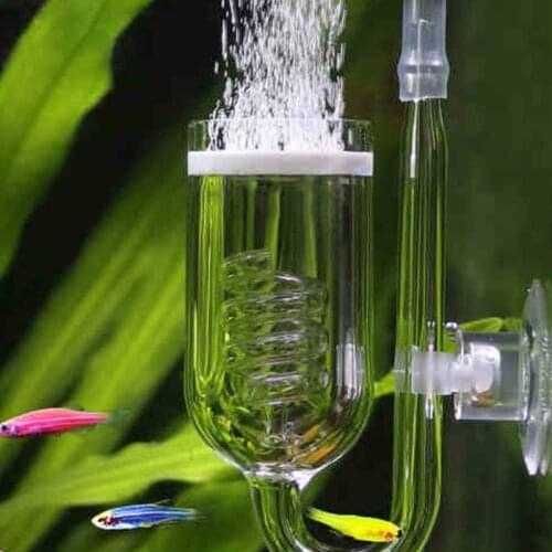 2021 New Glass Fish Tank Aquarium Ceramic Disccapacitor Water Live Plant Aquarium CO2 Dif Mar-15