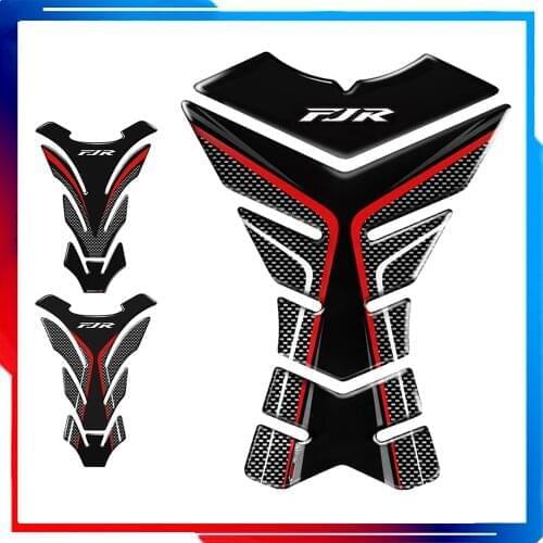 3D Carbon-look Motorcycle Tank Pad Protector Decal Stickers Case for yamaha FJR 1300 FJR1300 A AS ABS