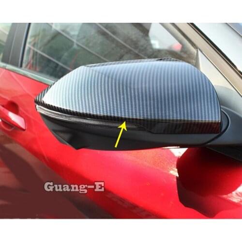 Car Styling Body Back Rear View Rearview Side Door Mirror Cover Stick Trim Frame Parts For Hyundai Elantra Avante 2021 2022