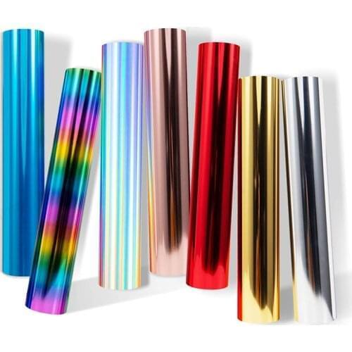 Free Shipping 1 Sheet 10"x10"/25cmx25cm Metallic PU Heat Transfer Vinyl T-Shirt Iron On HTV Printing