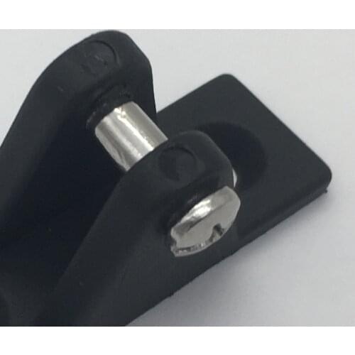 Black Marine Boat Deck Hinge Mount for Bimini Top Fitting Hardwares