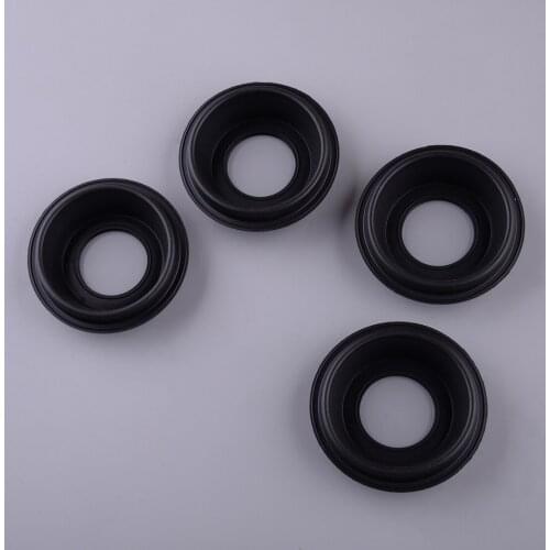 4Pcs Black Carburetor Plunger Diaphragm Vacuum fit for Yamaha FZR1000 1989 1990 1991 1992 1993 1994 1995