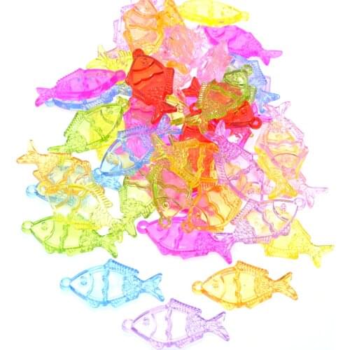 Baby early learning educational toy transparent crystal fish toy rainbow color montessori learn color math for light table