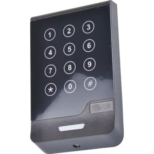 DWE CC RF control card readers 12V 13.56mhz touch screen keypad wiegand 34 RFID reader