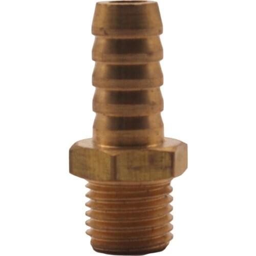 Pipe Fitting and Air Hose End Fitings, M14 x 1.5 Male To 11mm Barb Fuel Air Gas