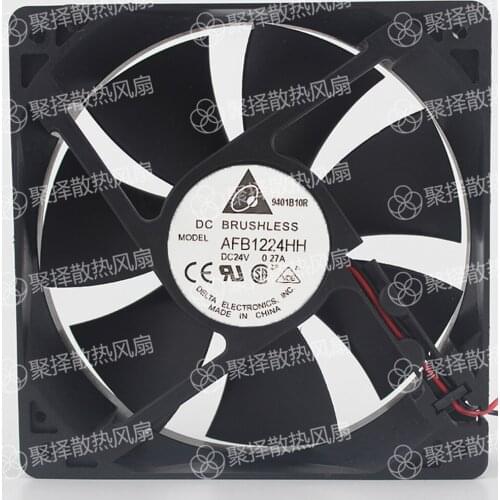 Original AFB1224HH/VH in 12025 24 v 0.27 A 0.35 A 12 cm mute control in the fan