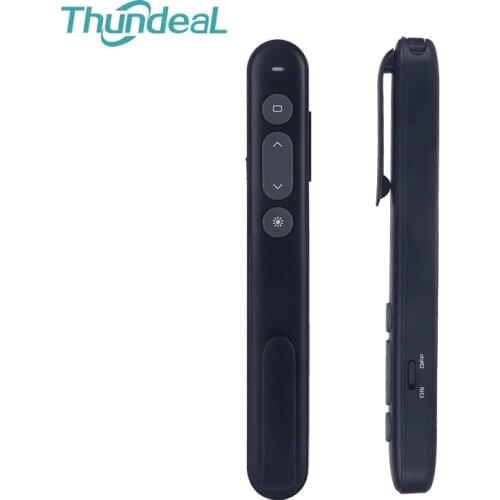 ThundeaL 2.4G Wireless Presenter Pan for Windows Linux Mac OS Pointers Pen Remote Control USB RF Powerpoint Page Turning Pen