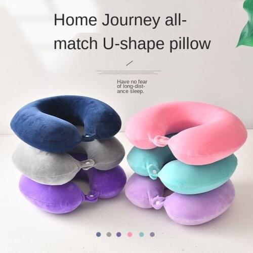 Memory Foam U-shaped Pillow Travel Airplane Pillow Neck Pillow U-shaped Pillow LOGO Creative Neck Pillow