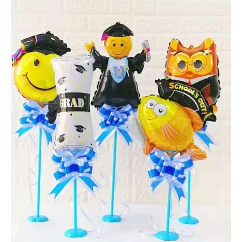 Graduation Season Foil Balloon Mini Woodpecker Doctor Certificate School Celebration Graduation Party Decoration Baby Shower