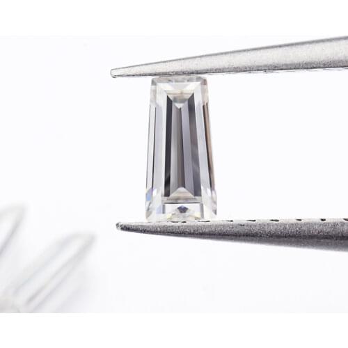 DEF White Color Top Quality Trapezoid Cut 2*3*4.5 mm VVS Moissanites Diamonds JEWELRI FOR WOMAN Design Jewelri Starsgem