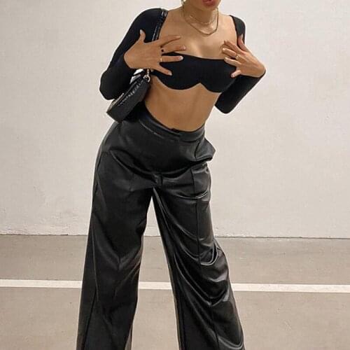 2021 Summer Streetwear Female Fit Short T-shirt Sexy Long Sleeve Fashion Slim Solid Color Patchwork Mini Tops Three Colors Tees