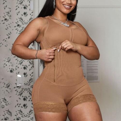 WomenS Corset Корсет Postpartum Shapewear Charming Curves Body Shaper Slimming Fajas Front Closure Hook-Eye Thigh Trimmer
