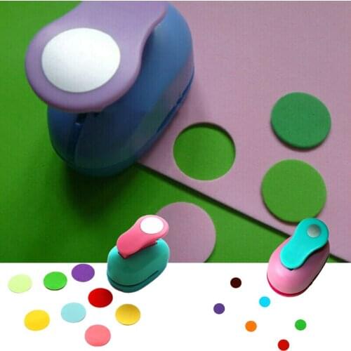 1PC Craft Hole Punch Circle Round Card Making Paper Scrapbooking Paper Punch DIY 9/16/25 Kids