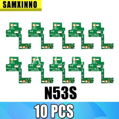 10 PCS !!! NEW For Asus N53 N53S N53SV N53SN N53SM N53J N53JG N53JN N53JF N53JQ N53TA N53TK N53DA DC POWER JACK SWITCH BOARD