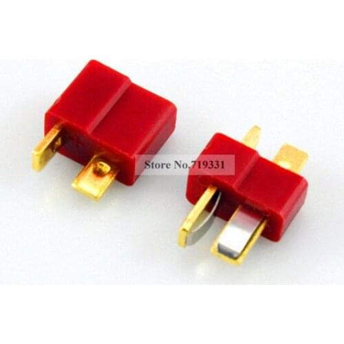 20pcs T- Plug Male & Female Connectors Deans Style For RC LiPo Battery ESC