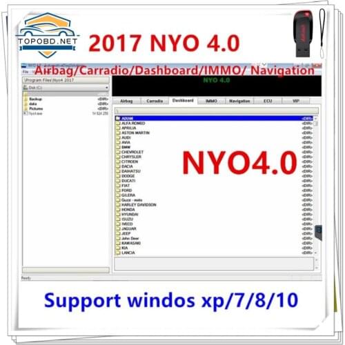 2017 NYO 4 Full Database Airbag+ Carradio+ Dashboard+ IMMO+ Navigation free shipping