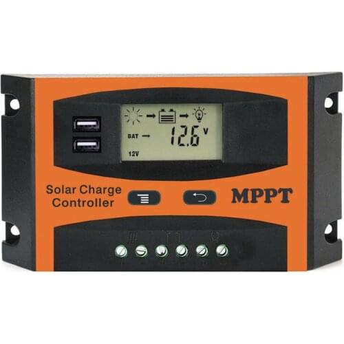 30a40a50a60a Solar Controller 12v 24v Recognition Mppt