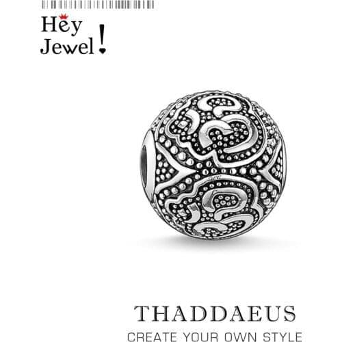 Om Beads,Sterling Silver Beads Fits Bracelet Bangles Europe Necklace Charms European DIY Silver Jewelry Accessories Gift