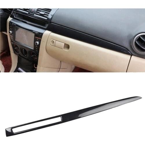 For Mazda 3 Alexa BK 2003-2008 Carbon Fiber Central Control Dashboard Trim Decorative Panel Sticker