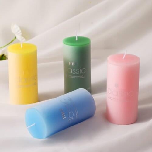 Cylinder Candle Mold Aromatherapy Candle Making Handmade Hexagon Silicone Wax Mold