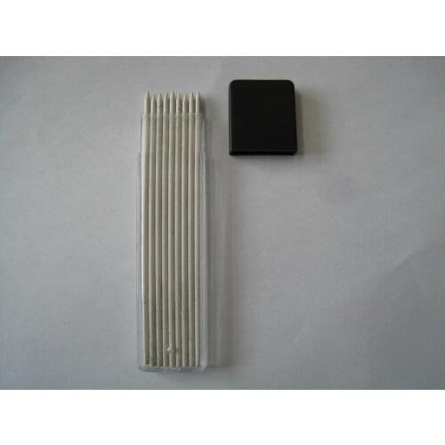 White pencil leads refill 1 dozen 12 cases 108 pieces 2mm mechanical refill automatic propelling lead holder mines
