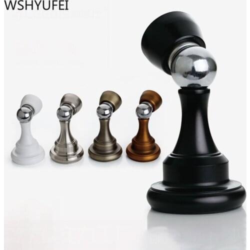 Strong Magnetic Door Stop Stopper Holder Catch Door Suction Prop Anti-collision Door Touch Furniture Hardware Door accessories