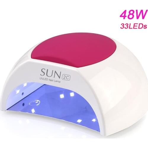 Lamp for gel polish 48W UV LED Lamp For Nail Drying With 4 Timer Menory Function 33 lamp beads Drying Nails Manicure machine