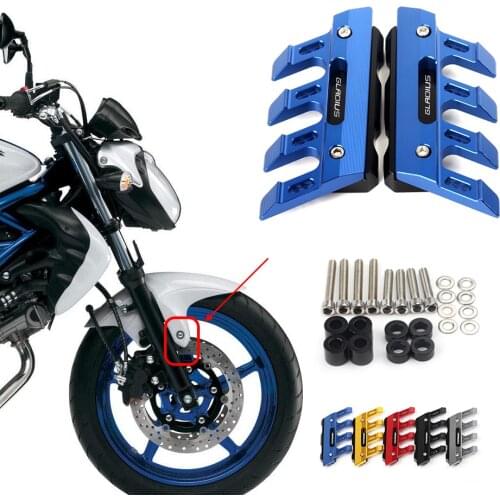 Motorcycle Front Fender Side Protection Guard Mudguard Sliders For SUZUKI SFV650 Gladius Accessories universal