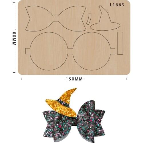 New Wood Mold Bow Scrapbook Cutting Dies Decorate Leather Mold Die-cut Handmade Crafts Suitable For Cutting Machine