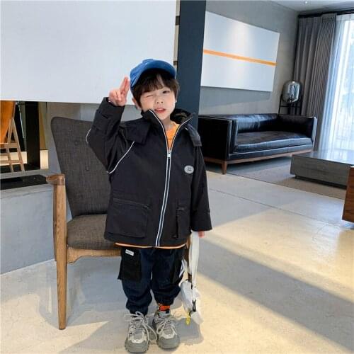 New Loose Spring Autumn Coat Outerwear Top Children Clothes Kids Costume Teenage Gift Plus Size Boy Clothing High Quality