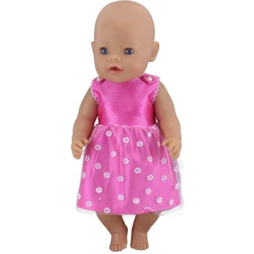 New Fashionable Dress Doll Clothes Fit For 43cm baby Doll clothes reborn Doll Accessories
