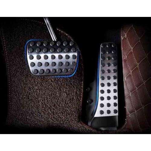 Stainless steel Accelerator pedal brake pedal Car Accessories For Mercedes Benz GLC300 GLC250 GLC220D GLC250D X253