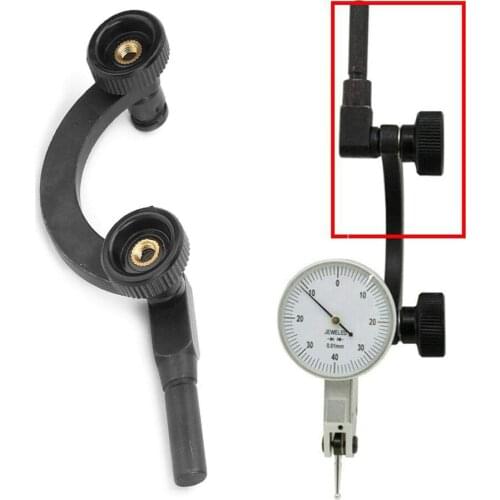 Half Round Combination Test Dial Indicator Arc Holder 8mm Rod Dial Indicator Base Stand Center Finder Measurement Tool Support