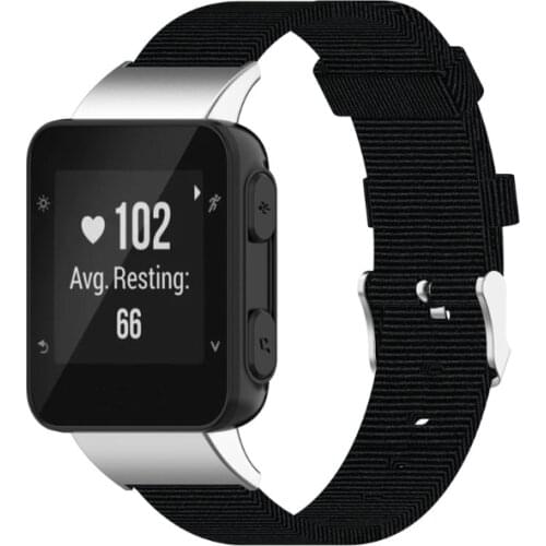 Replacement Colorful Nylon Wrist Strap Watch Band for -Garmin Forerunner 30 35 35J ForeAthlete 35J Bracelet