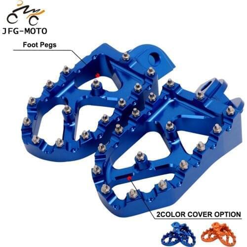Motorcycle CNC Lengthen Footrest Footpeg Foot Pegs For Husqvarna TC65 TC85 TC TE FC FE FS 125 250 300 350 350S 450 501 501S
