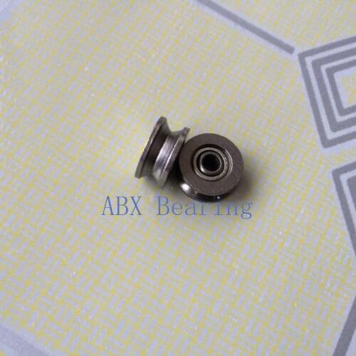 50pcs V624ZZ V624 V groove deep groove ball bearing 4x13x6mm embroidery machine pulley bearing 624VV carbon steel