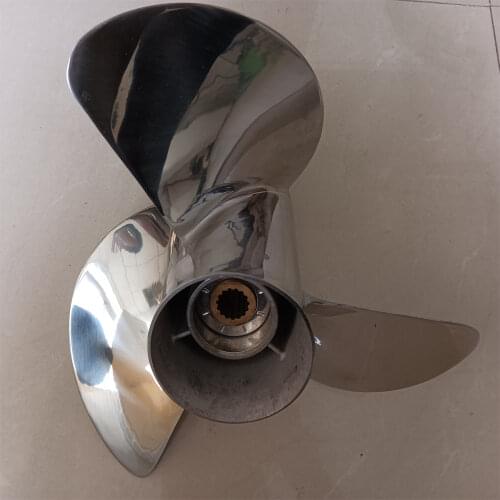 High quality stainless steel Propeller for Tohatsu Yamaha 2 stroke 60-85HP, 4 stroke 90-115HP outboard motor 15 "13 1/2*15-K