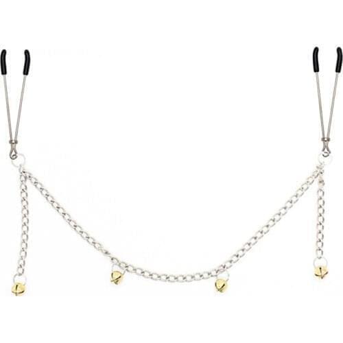 Nipple Clamps Erotic Breast Clips Stimulator Flirting Metal clip Adult Games Sex Toys for Couples