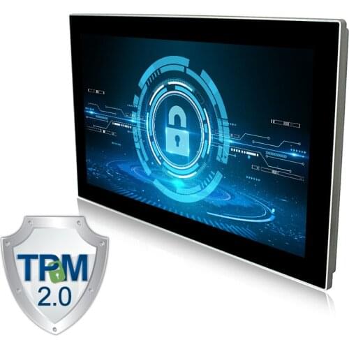 17.3" industrial tablet pc windows 10 touch screen all in one computer J1900 TPM 2.0 DC9~36V input 4G RAM 64G SSD