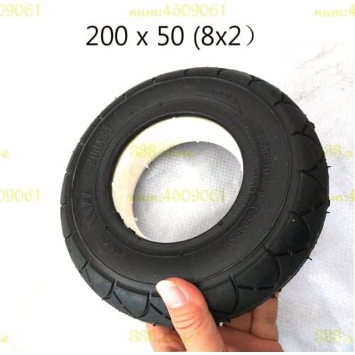 200 x 50 (8x2) TIRE solid/foam filled tire 200x50 for Razor E100 E125 E200 Scooter Solid Tubeless Tire