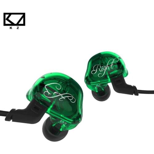 2018 KZ ZSR Balanced Armature With Dynamic In-ear Earphone 2BA+1DD Unit Noise Cancelling Headset With Mic Replacement Cable
