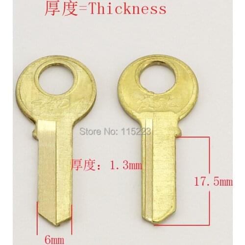 A036 right groove Wholesale Locksmith Keymother Brass House Home Door Blank Key Blanks Keys 25 pieces/lot