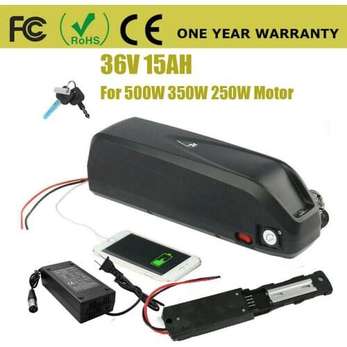 Electric Bike Battery 48V 13AH 17ah 20ah 36V 15AH 20ah 1000W 750W 500W Hailong 18650 Cells Pack electric Bicycle lithium Battery