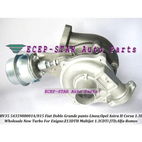 BV35 54359880015 54359700015 71789039 93189317 71724104 860081 93184183 55197838 55198317 Turbo 1.25 SJTD 2002- 1.3CDTi 1.3JTD