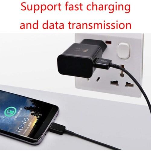 Fast Car Wall Charger Type-C Cable，Mobile Phone Cable Fast Data Charging cable for S~amsung G~alaxy Note10 S8 S9 S10