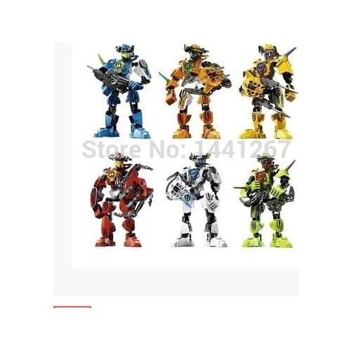 Hero Factory fight inserted plastic toy building blocks puzzle assembled robot can fit for boy