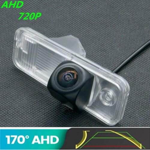 AHD 720P Trajectory Fisheye Car Rear View Camera For Hyundai Santa Fe(DM) 2013~2016 IX45 2013 2014 2015 Reverse Vehicle Camera