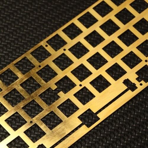Brass Plate Positioning Board Plate-mounted Stabilizers For GH60 XD64 DZ60 GK64 Drop shipping