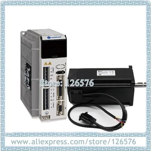 Leadshine 2 phase NEMA34 Hybrid easy servo Motor 86HSM85H-E1 + H2-1108 / HBS1108S 70-110VAC 8A Driver