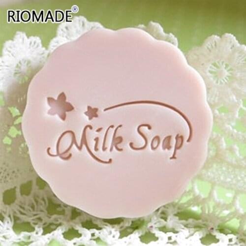 Milk Soap Creative Art Word Handmade Soap Stamps Transparent Natural Organic Glass Soap Seal With Handle Acrylic Chapter